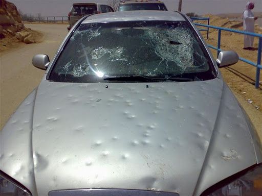 hail damage
