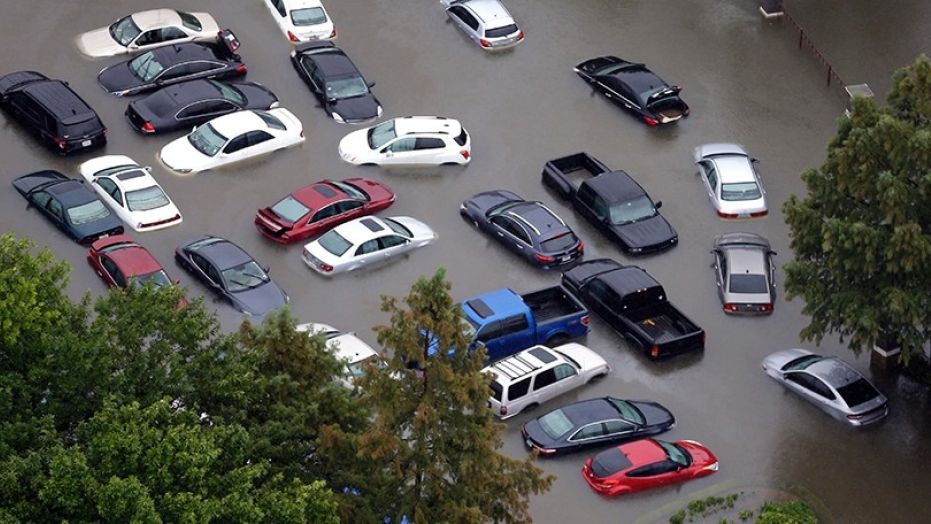 Flooded cars 